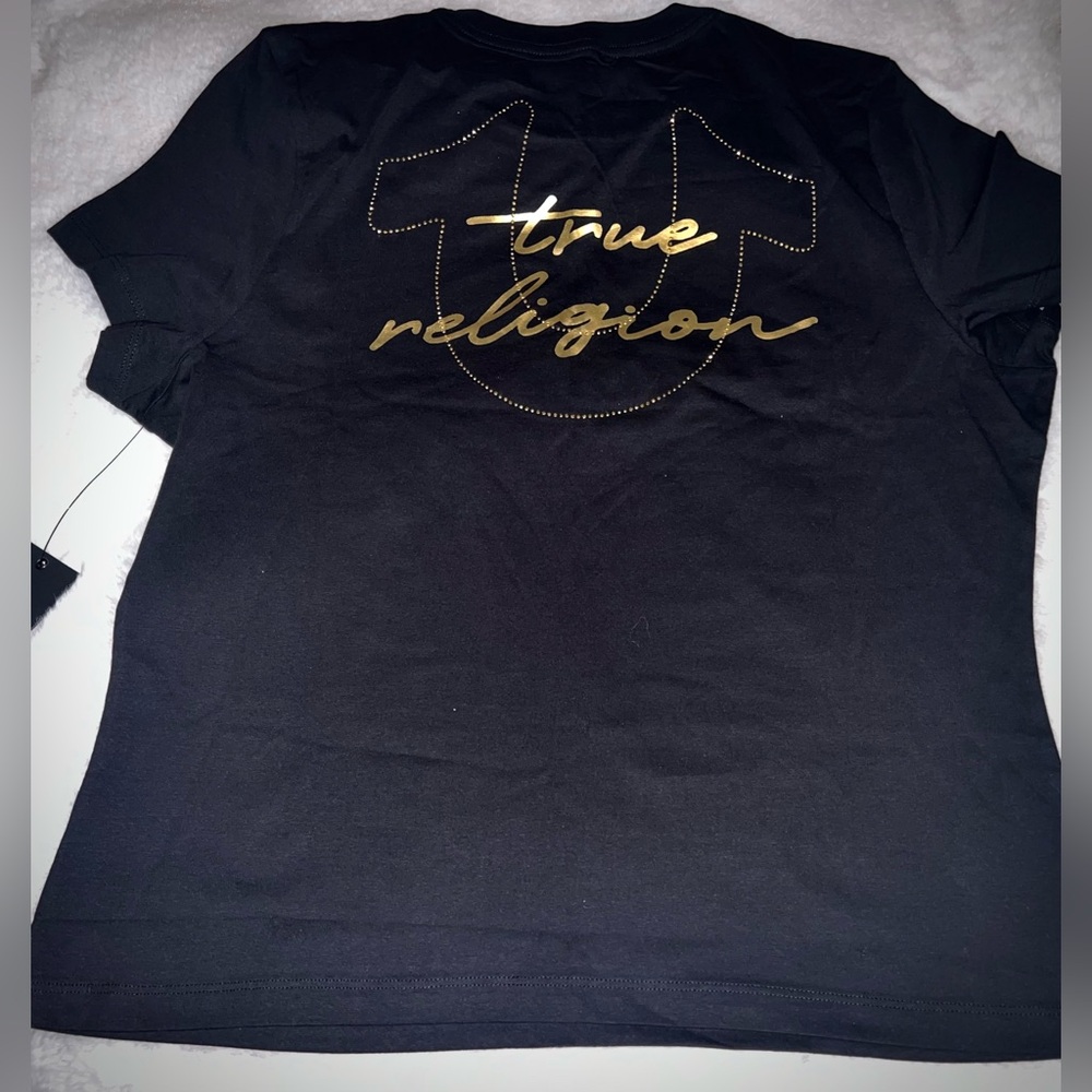 True Religion Crew Classic HS Crew Tee Jet Black